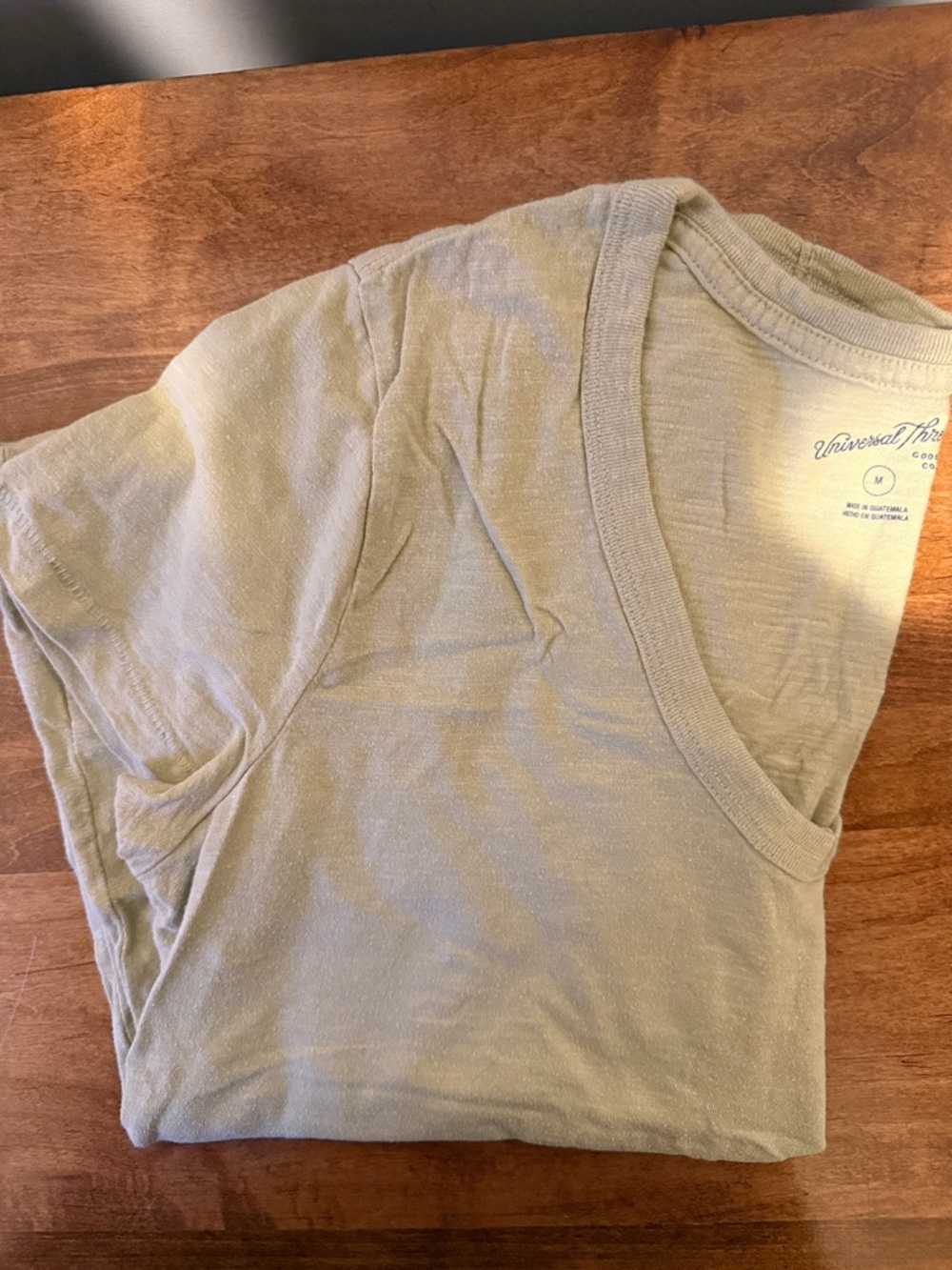 Universal Thread Light Olive V-Neck Tee